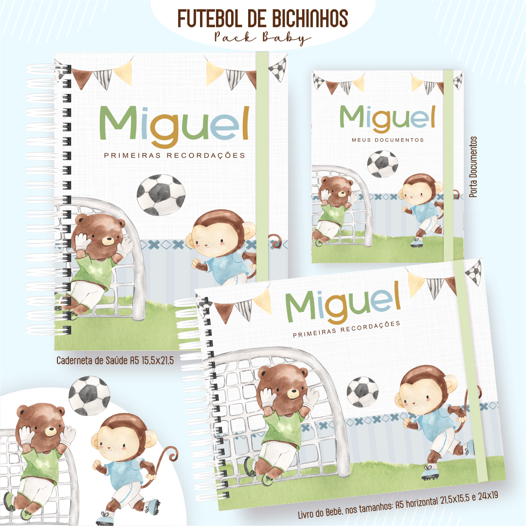 Arquivo Encadernação Baby Futebol de Bichinhos - PAMELLA VIEIRA 1