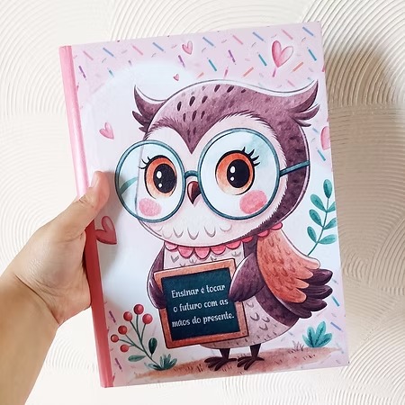 Arquivo Dia dos Professores Capa Caderno Brochurão Grande - DHAMA 1