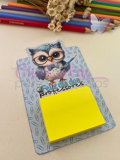 ARQUIVO DIA DOS PROFESSORES CARD POST IT OU MINI CALENDARIO - CRISOLART 1
