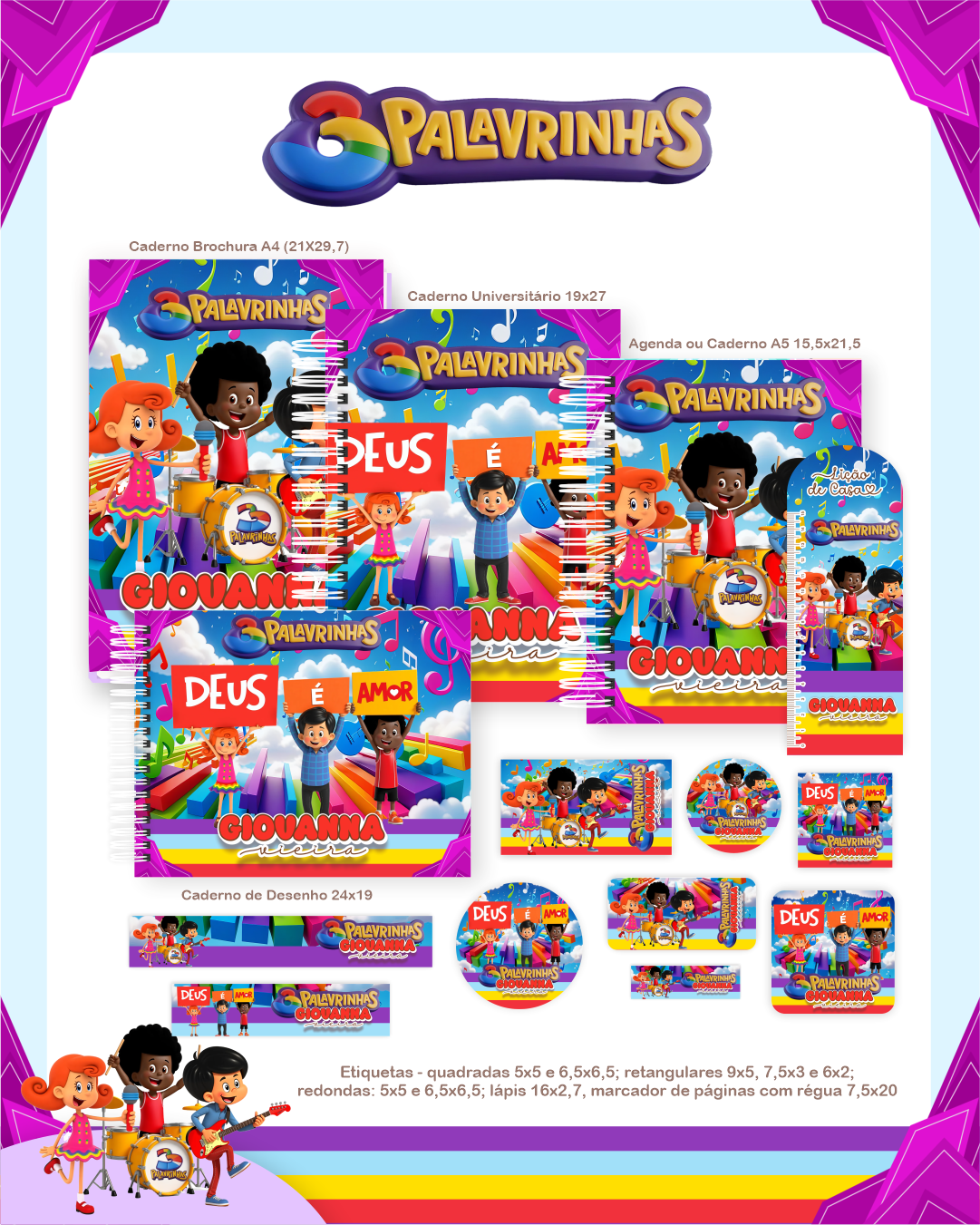 ARQUIVO ESCOLAR 3 PALAVRINHAS - PAMELLA 1