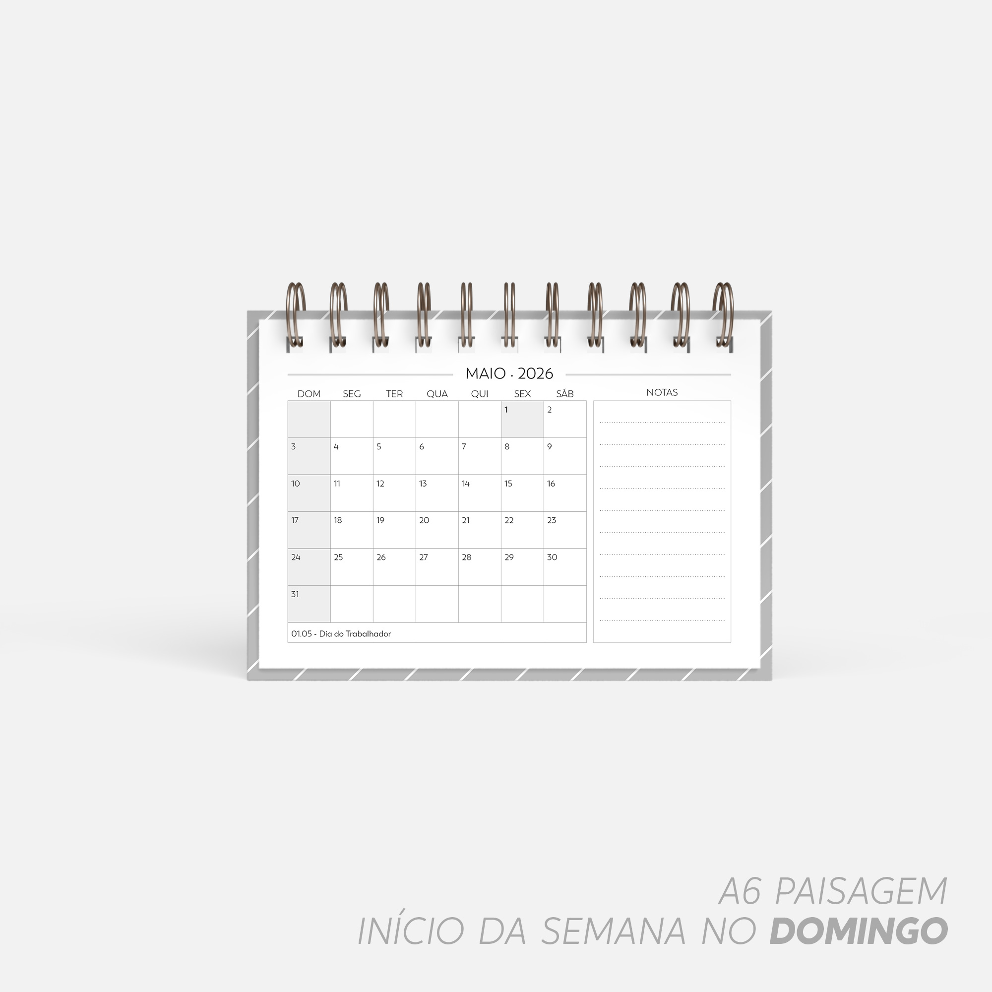 Arquivo Super Combo de Calendário de Mesa 2026 - Nilmara 3