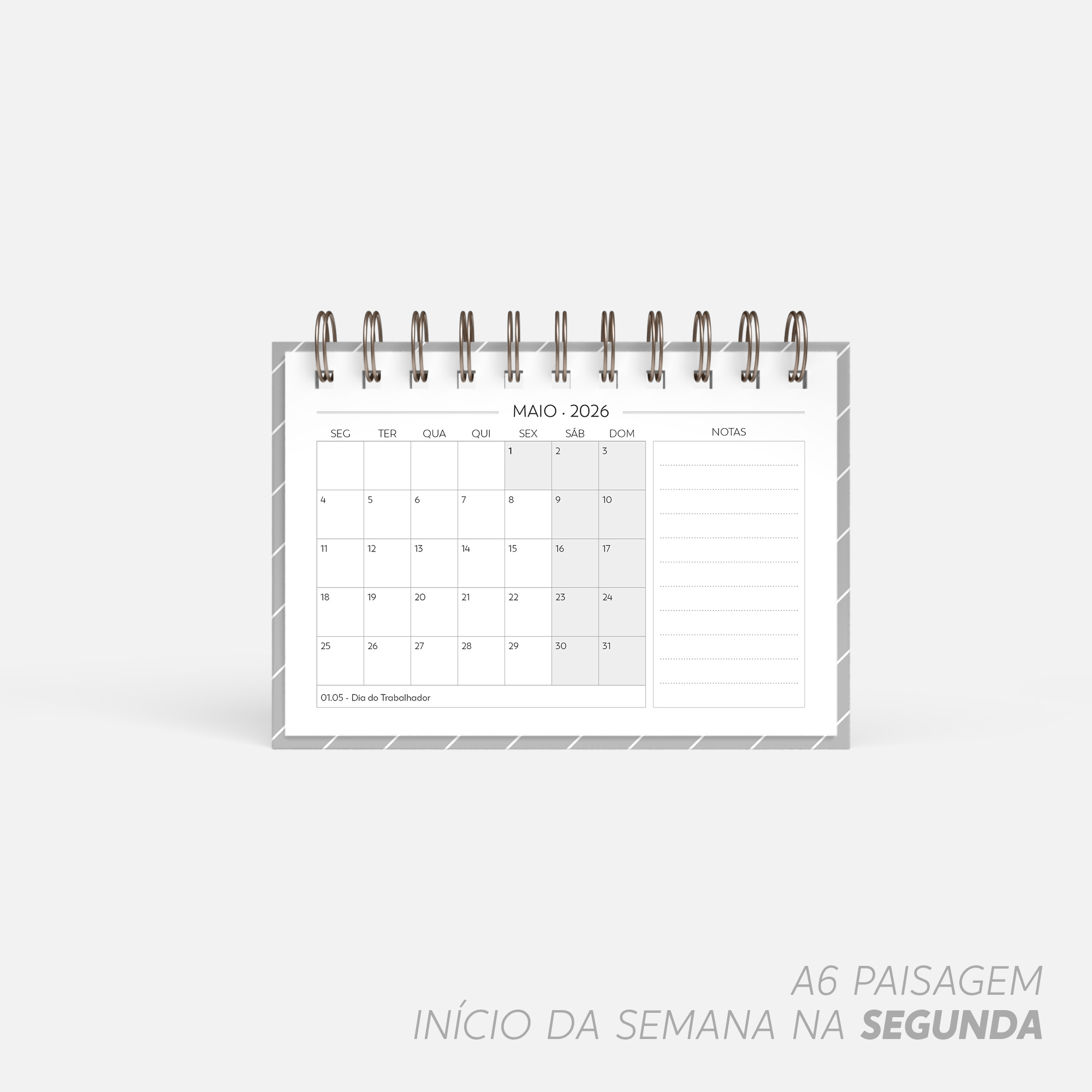 Arquivo Super Combo de Calendário de Mesa 2026 - Nilmara 4