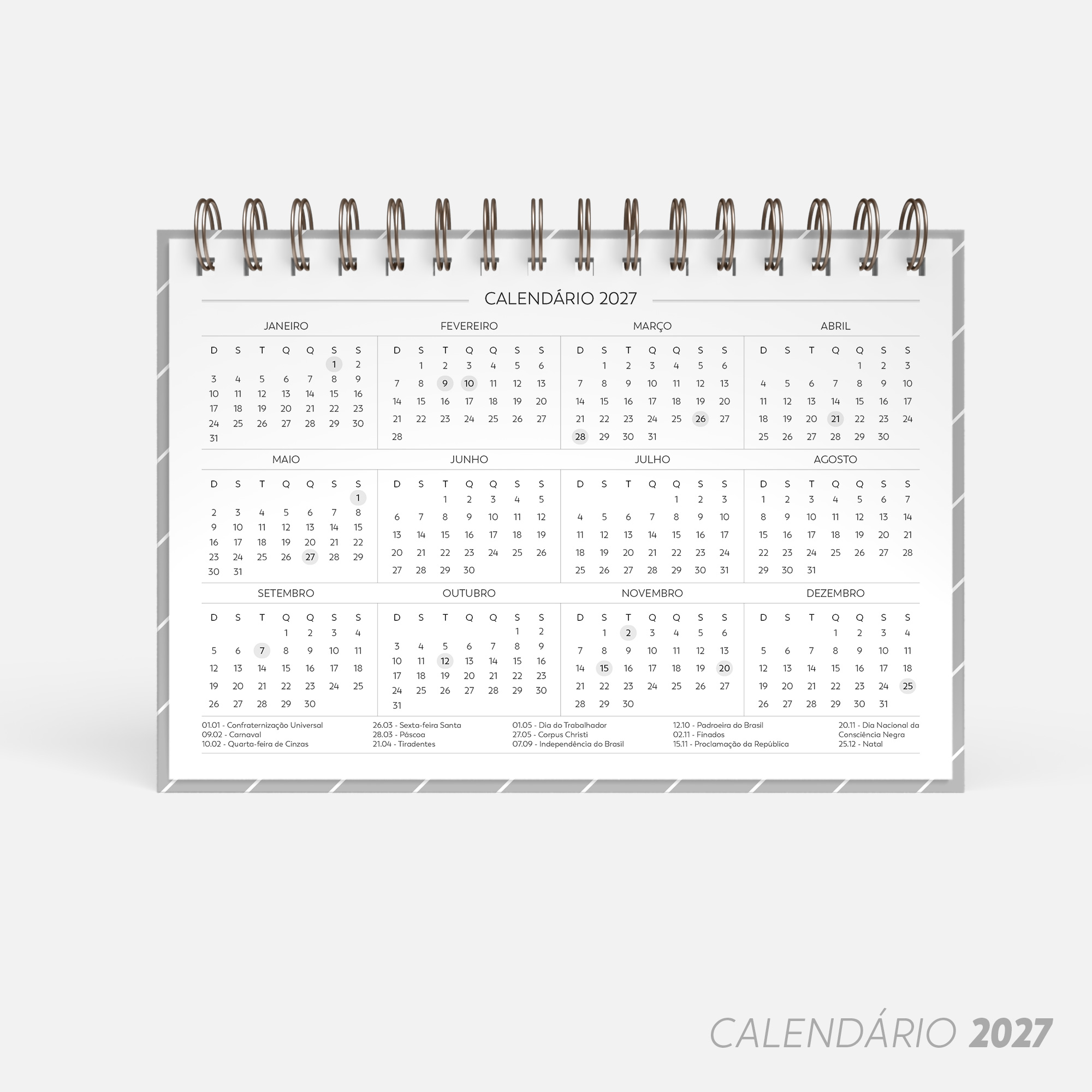 Arquivo Super Combo de Calendário de Mesa 2026 - Nilmara 9