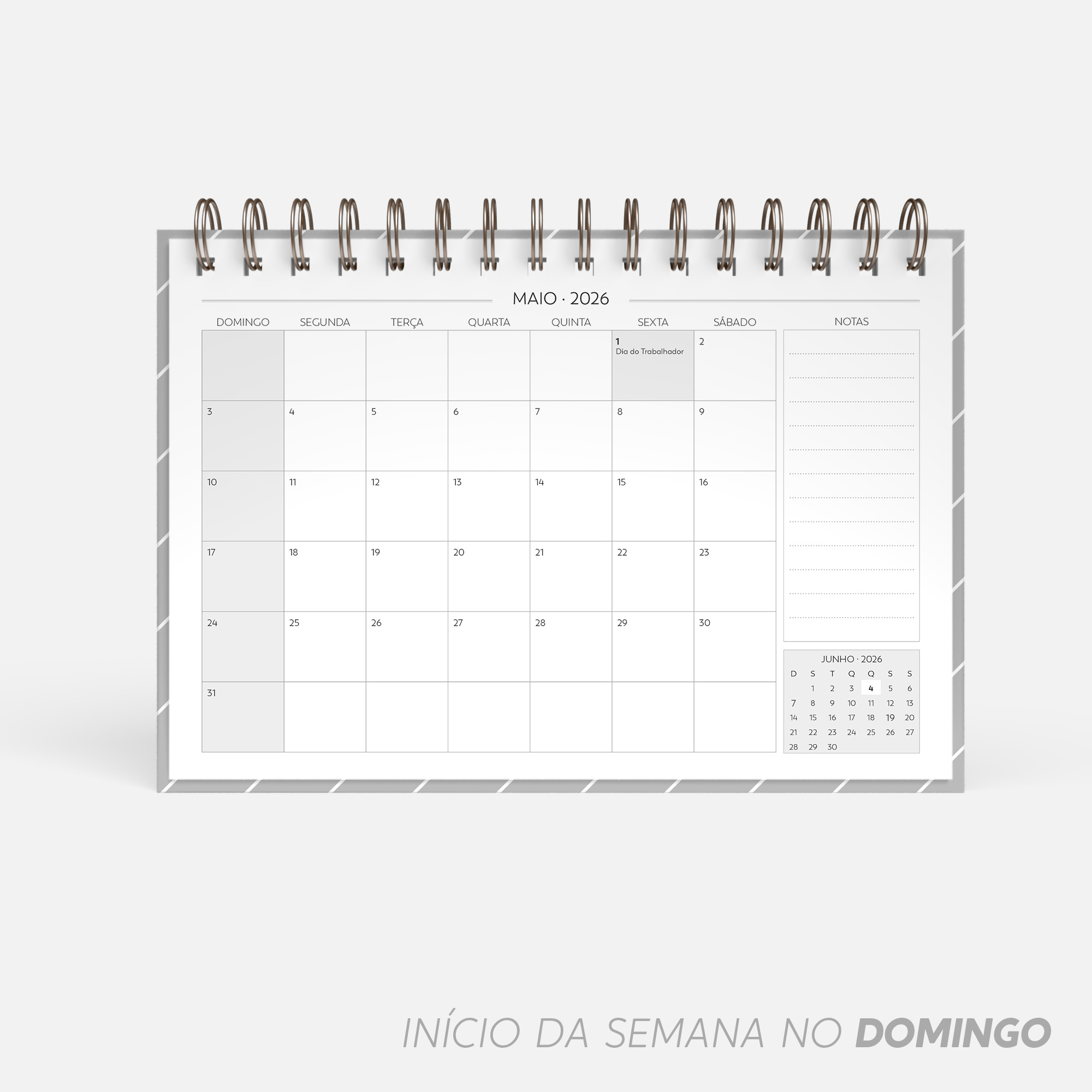 Arquivo Super Combo de Calendário de Mesa 2026 - Nilmara 16
