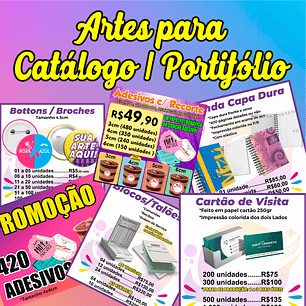 Arquivo Pack Artes Para Catálogo - Play na Gráfica