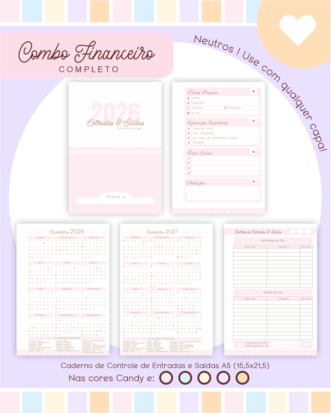 Arquivo Encadernação Combo Financeiro 2026 - Pamella Vieira  14
