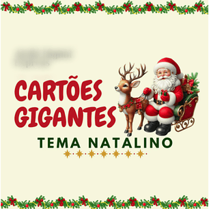 Arquivo Cartões Gigantes Natal - Ateliê Digital