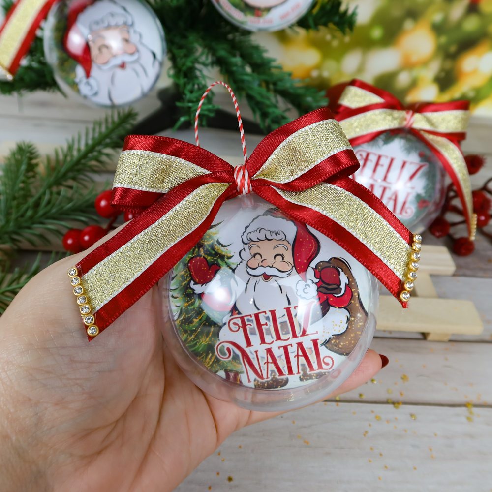 Arquivo Natal Arte para Esfera - Chuvinha de Papel 2