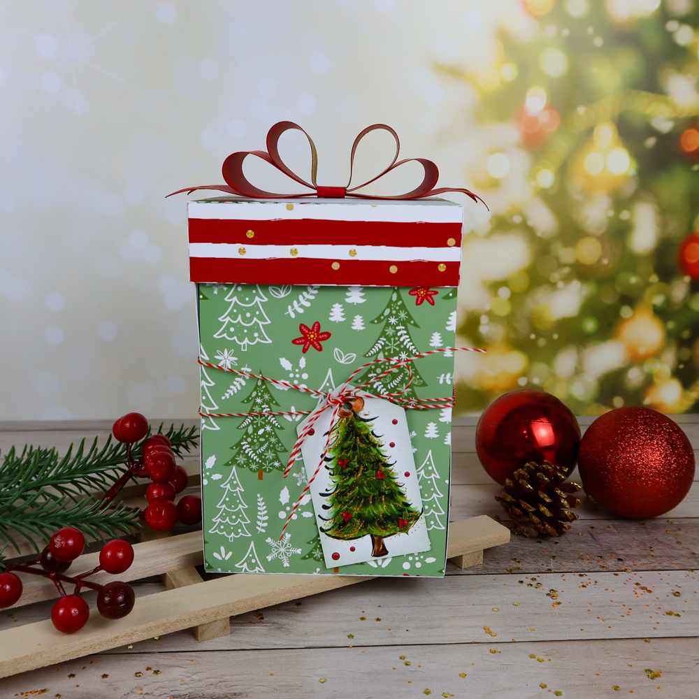 Arquivo Natal Caixa Explosão Mini Panetone e Doces - Chuvinha de Papel 3