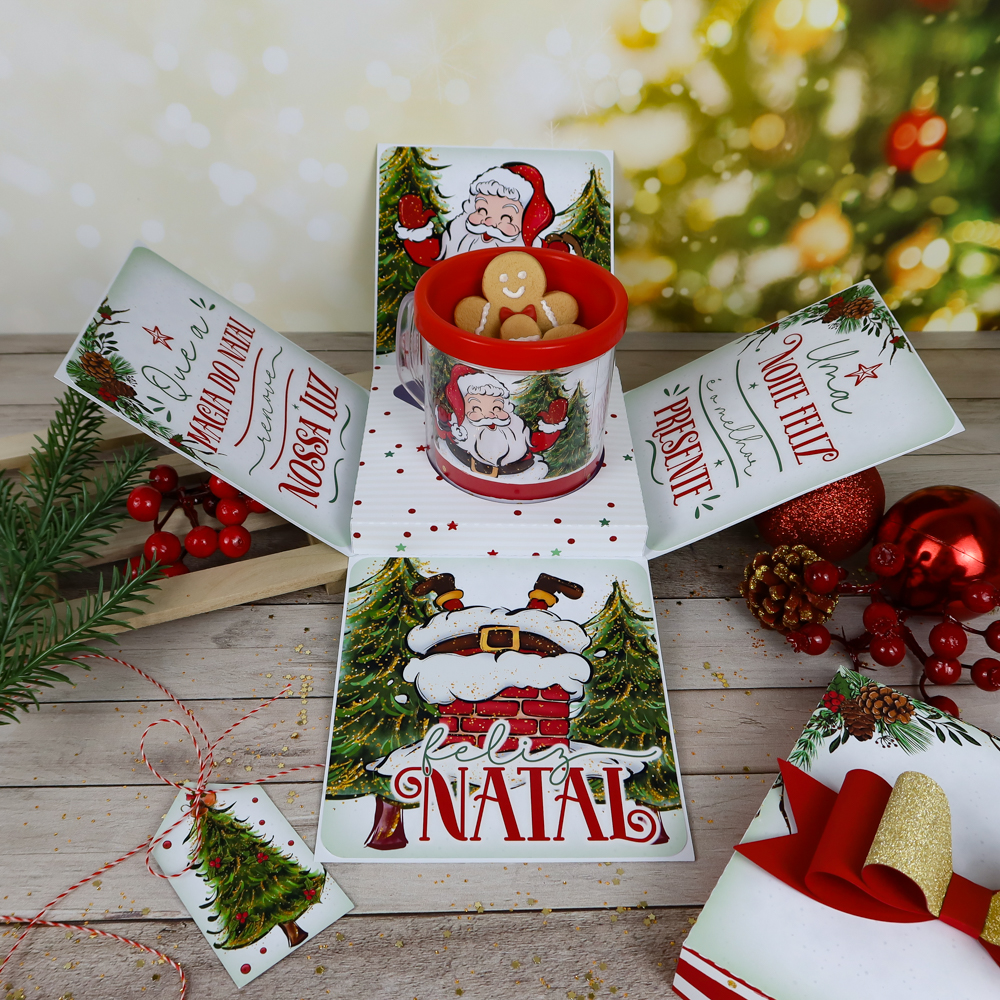 Arquivo Natal Caixa Explosão para Caneca - Chuvinha de Papel 4