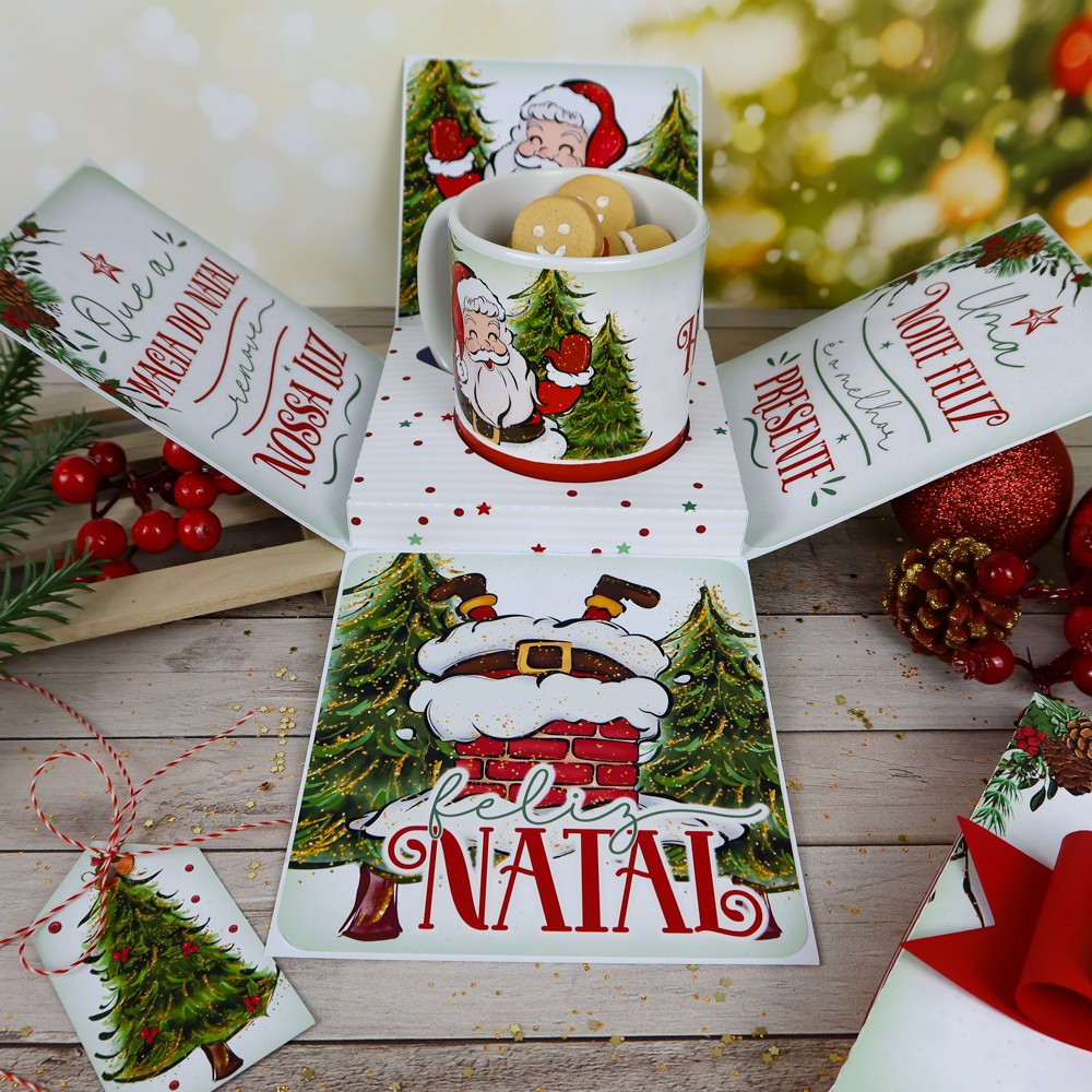 Arquivo Natal Caixa Explosão para Caneca - Chuvinha de Papel 9