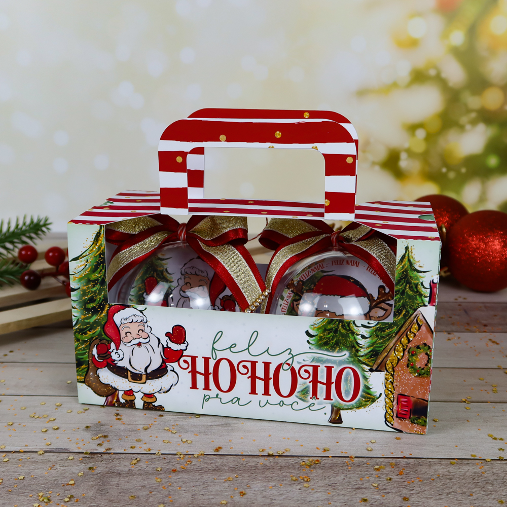 Arquivo Natal Caixa para 2 Esferas - Chuvinha de Papel 6