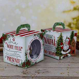 Arquivo Natal Caixa para Esfera - Chuvinha de Papel