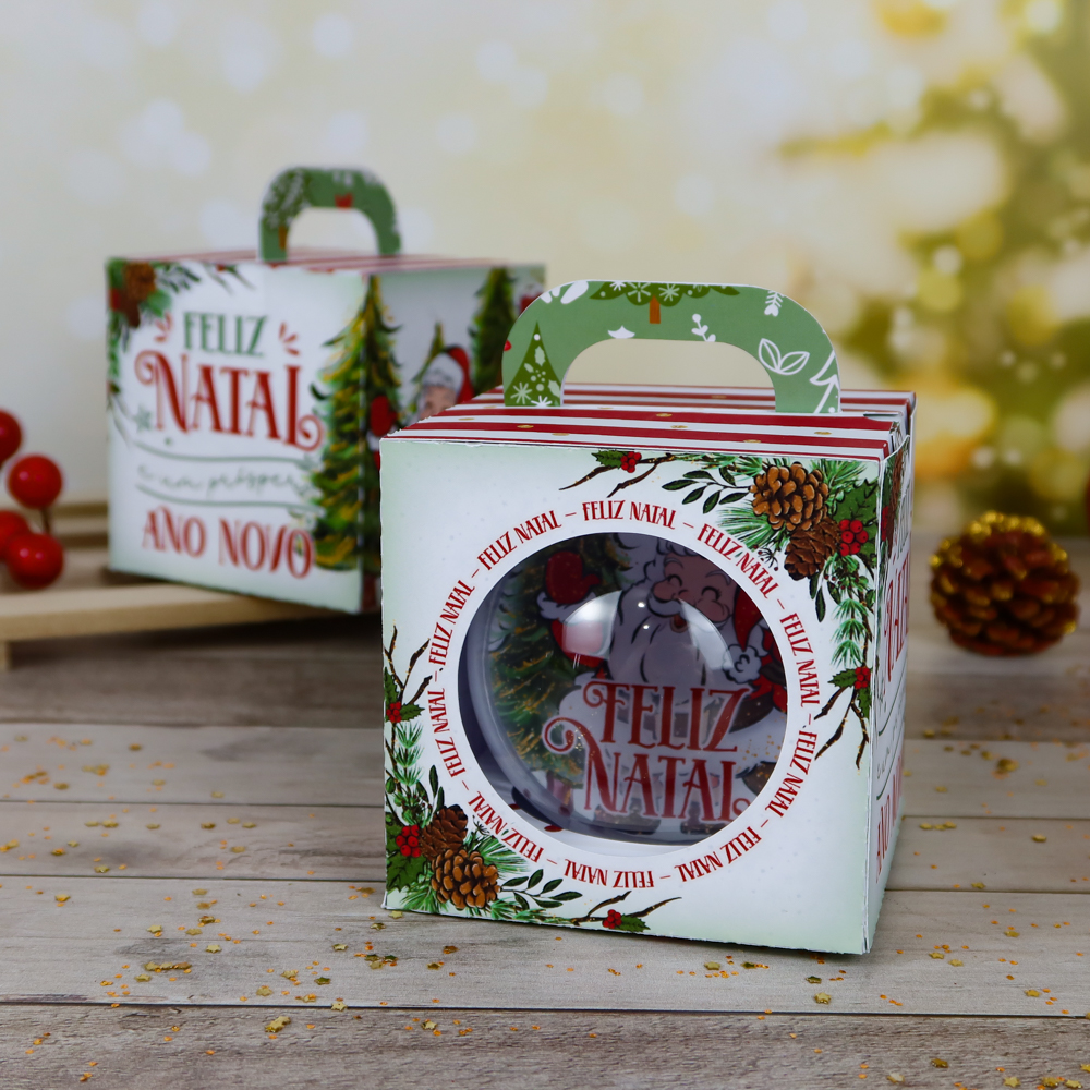 Arquivo Natal Caixa para Esfera - Chuvinha de Papel 3