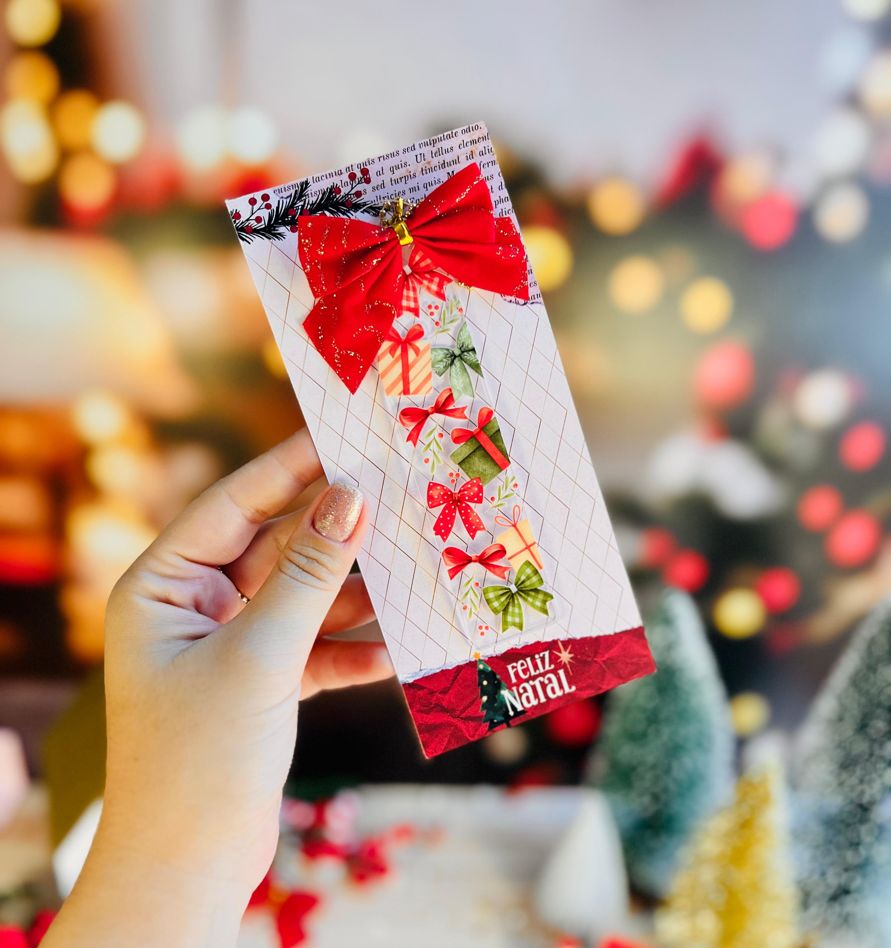 Arquivo Natal Card Marcador de Páginas - ANA FLOR 1