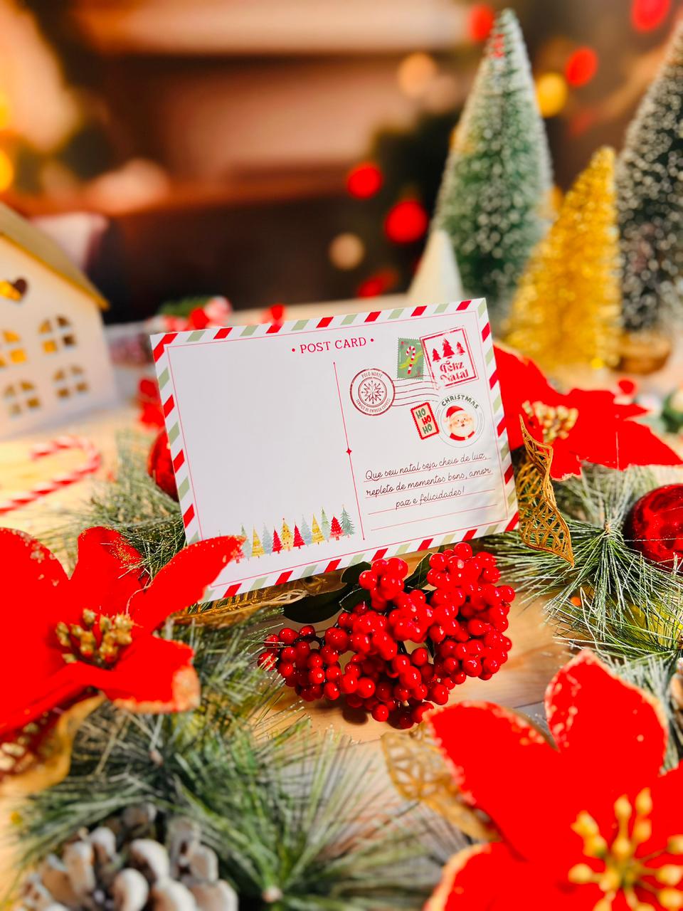 Arquivo Natal Card Versátil (Cartinha Papai Noel) - ANA FLOR 1