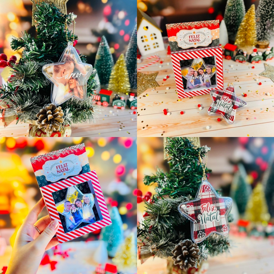 Arquivo Natal Estrela de Acrílico - ANA FLOR 1