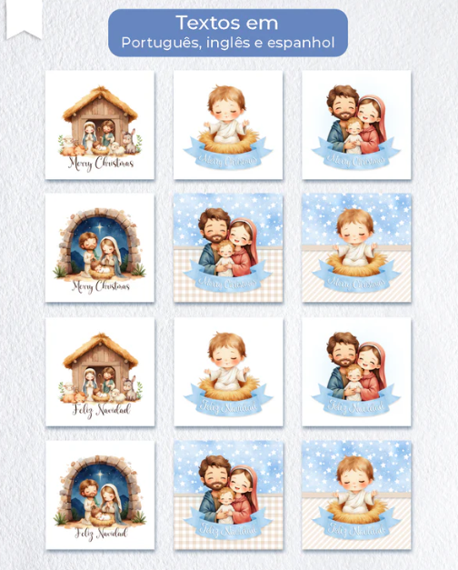 Arquivo Natal Tags Quadradas O verdadeiro Natal - BALLOON 3