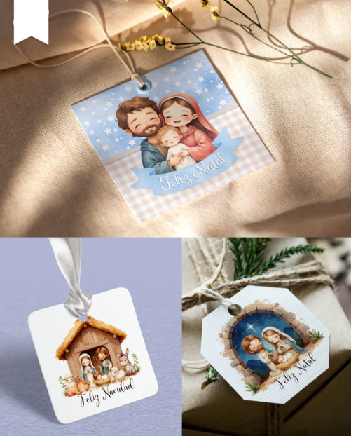 Arquivo Natal Tags Quadradas O verdadeiro Natal - BALLOON 4