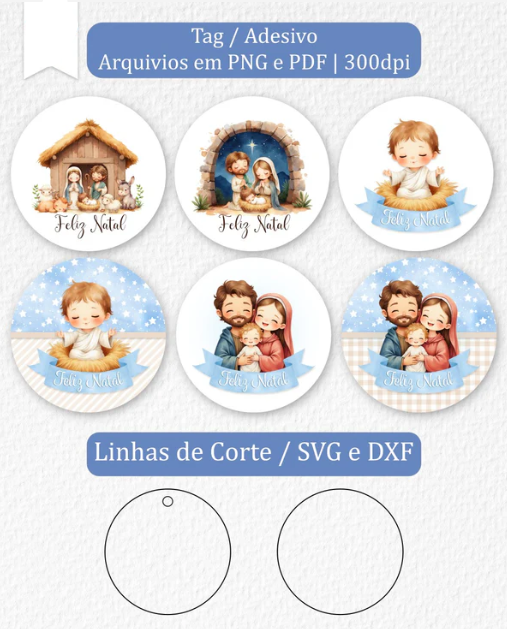 Arquivo Natal Tags Redondas O verdadeiro natal - BALLOON 2