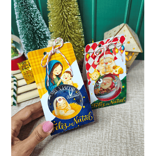 Arquivo Natal Caixa Bola acrilica - DESENHITOS DA JANA