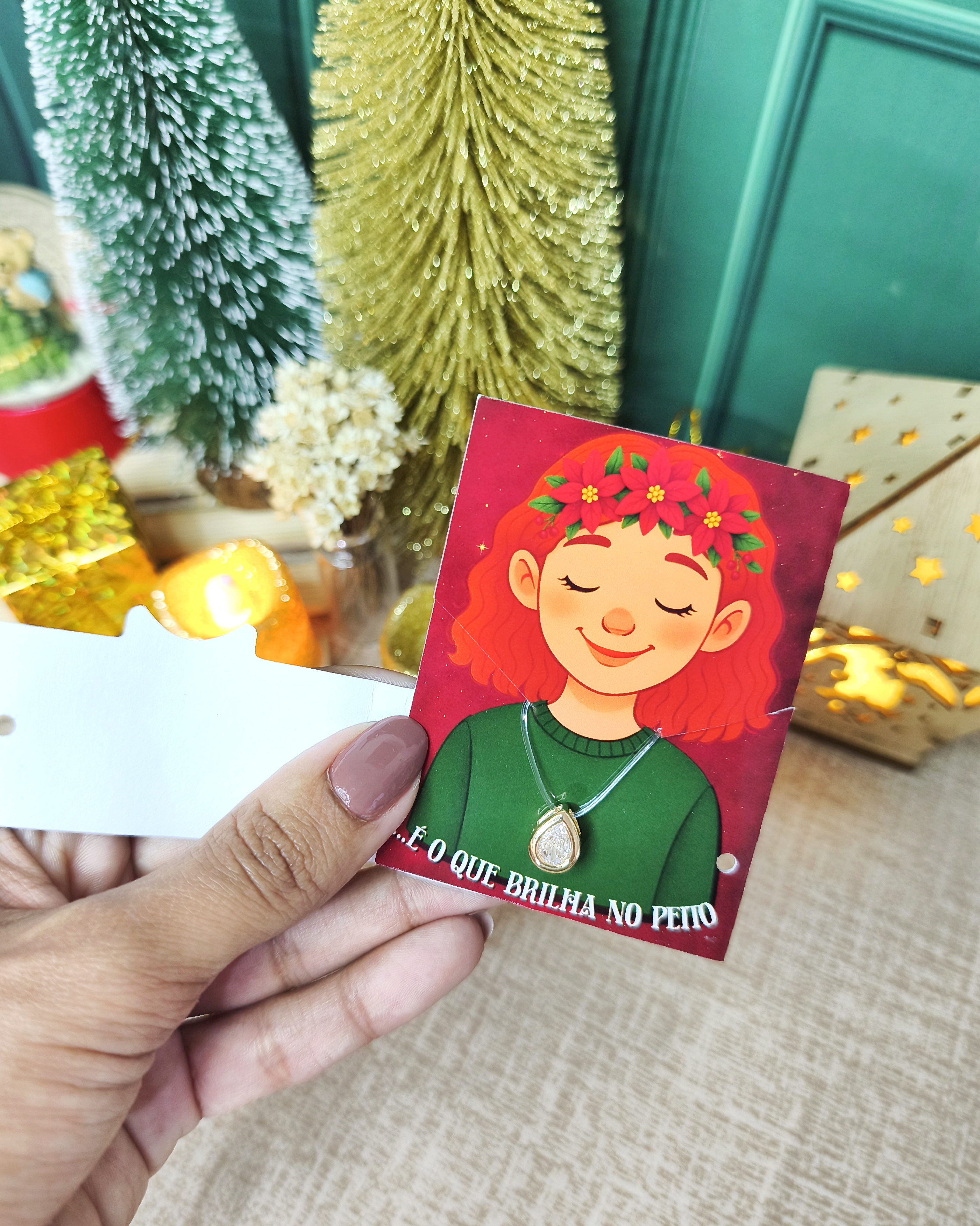 Arquivo Natal Card Brinco e Colar - DESENHITOS DA JANA 3