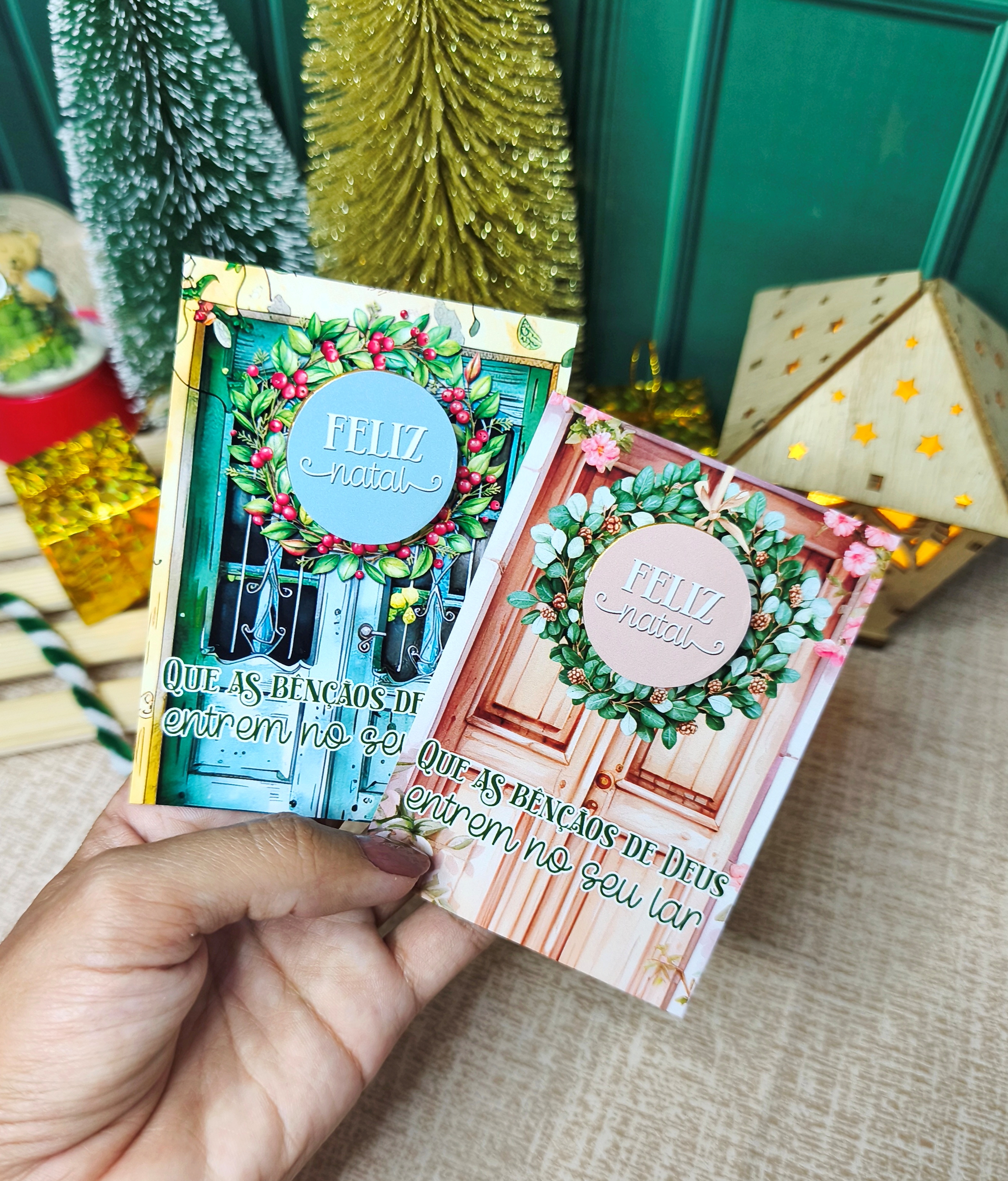 Arquivo Natal Card Moeda de Chocolate - DESENHITOS DA JANA 1