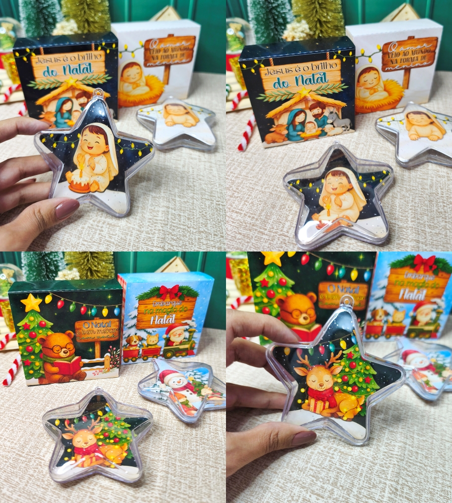 Arquivo Natal Estrela de acrílico - DESENHITOS DA JANA  1