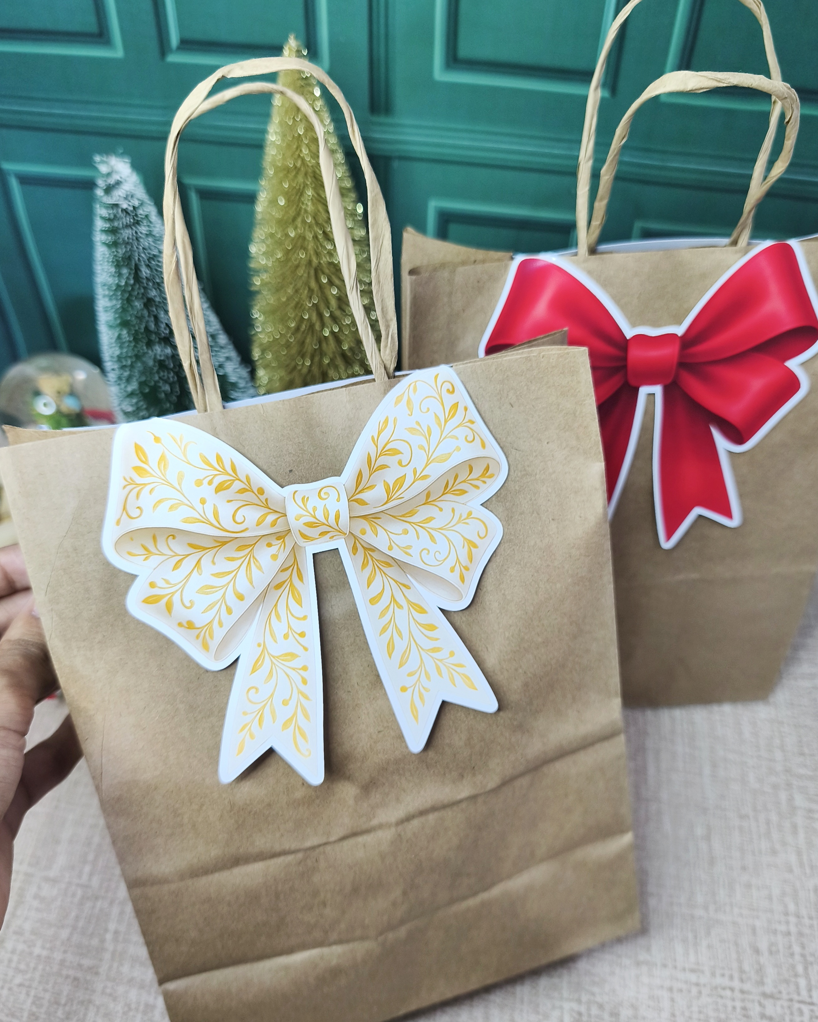 Arquivo Natal Lapelas de Laço para Sacolas e Body splash - DESENHITOS DA JANA  3