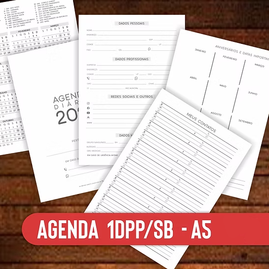 Arquivo Miolo Agenda 2026 - A5 - 1DPP/SB | Costura+Folhas - Col. Cute Clean - loja da nadia 2