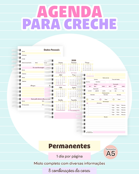 Arquivo Agendas Escolares 2026 e Permanentes - LETTERINHAS 4