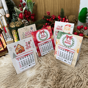 Arquivo Natal Mini Calendário de Mesa - A Sua Maneira Festas