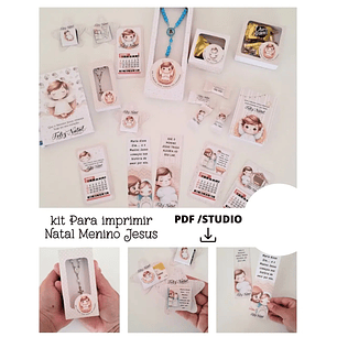Arquivo Natal Combo Menino Jesus - Abelhinha
