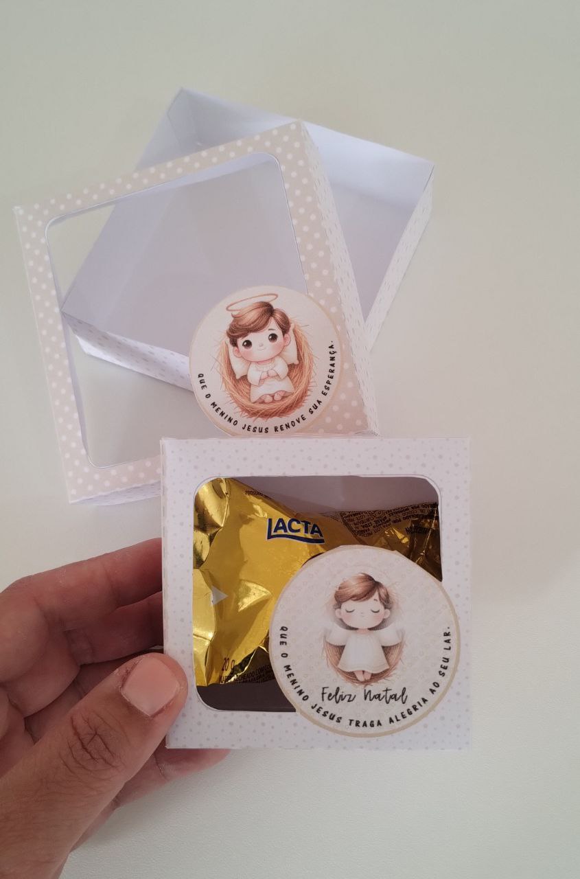 Arquivo Natal Cristão Caixinha Bombom - Abelhinha 1