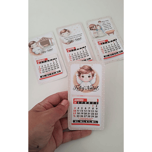 Arquivo Natal Cristão Cartão Calendário - Abelhinha