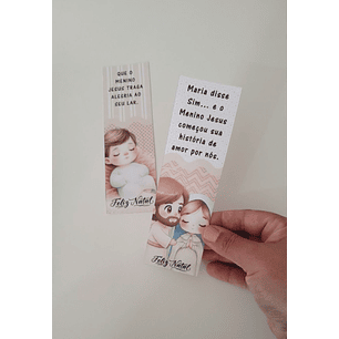 Arquivo Natal Cristão Marca Página - Abelhinha