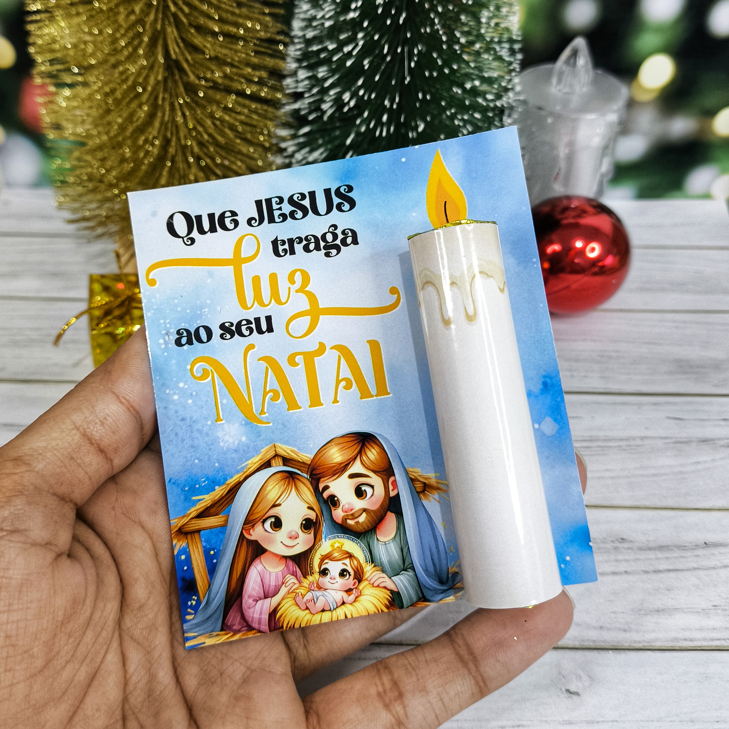 Arquivo Natal Card Vela Baton Garoto - DESENHITOS DA JANA 1