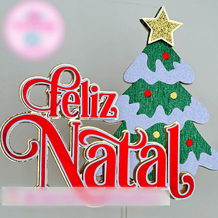 Arquivo Topo de Bolo Natal 