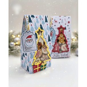 Arquivo Natal Caixa Visor Pequena