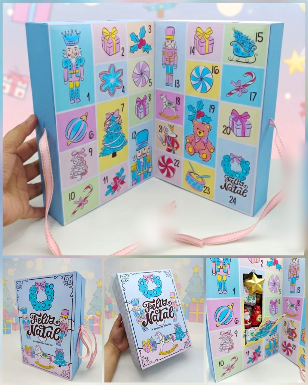 Arquivo Natal Calendário Advento Doces Candy 1
