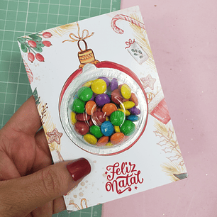 Arquivo Natal Card Blistter Confetti