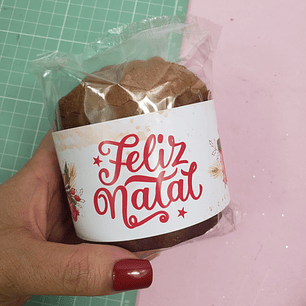 Arquivo Natal Rótulo Mini Panetone