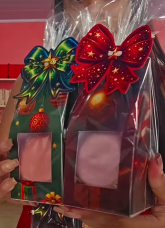 Arquivo Natal Caixinha com Visor 1