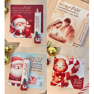 Arquivo Natal Card Baton Garoto