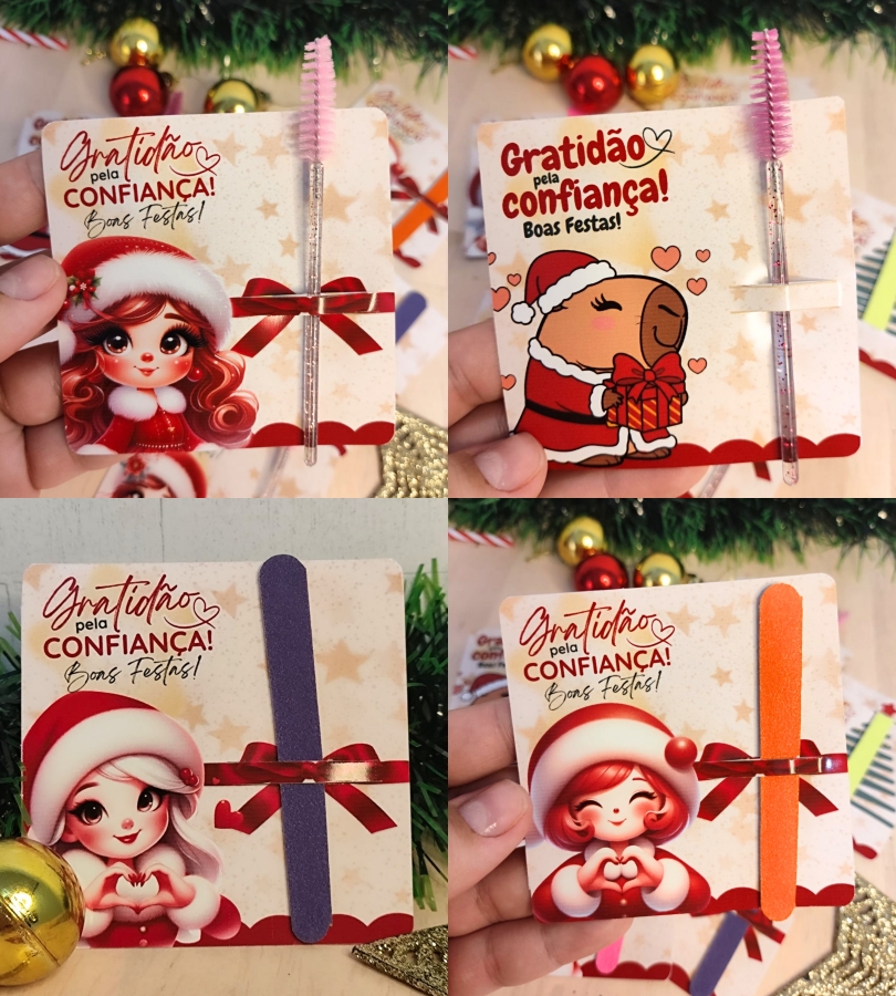 Arquivo Natal Card Escovinha e Lixa 1
