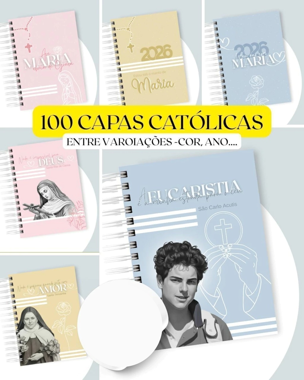 Arquivo Pack 100 Capas Católicas 1