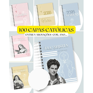 Arquivo Pack 100 Capas Católicas