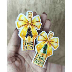 Arquivo Ano Novo Garrafinha de Champanhe Bis