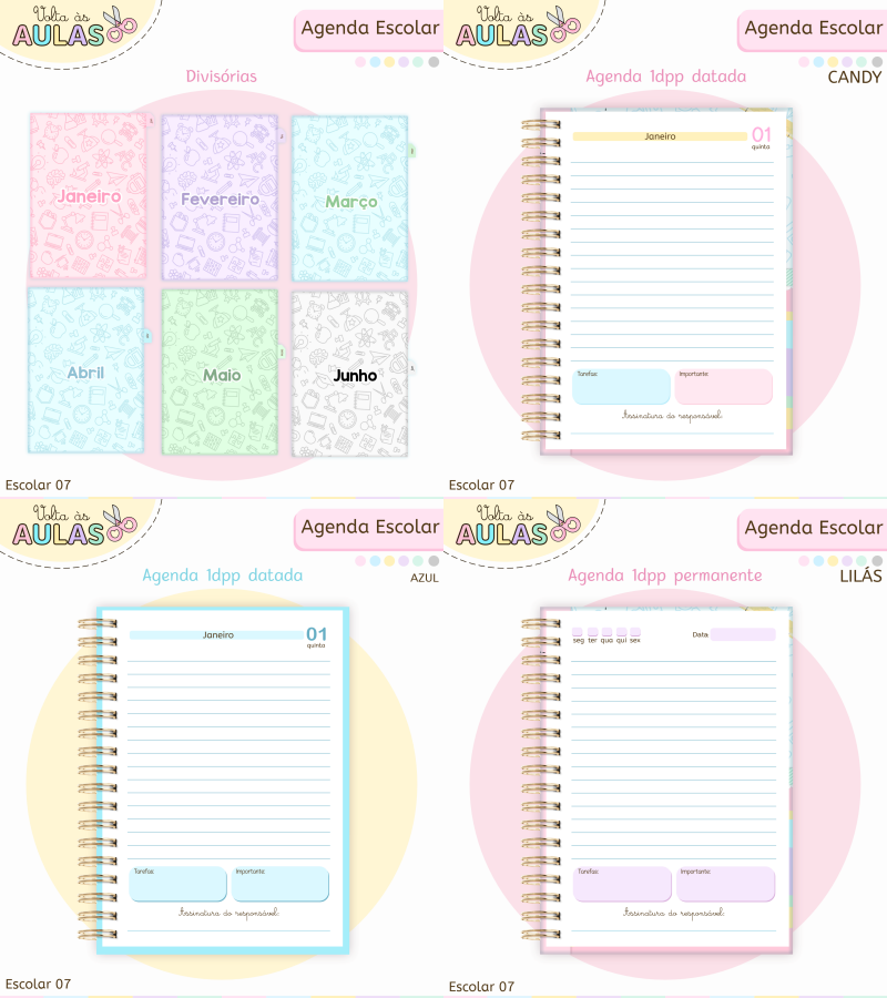 Arquivo Pack Agendas Escolares A5 2026 1