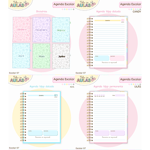 Arquivo Pack Agendas Escolares A5 2026